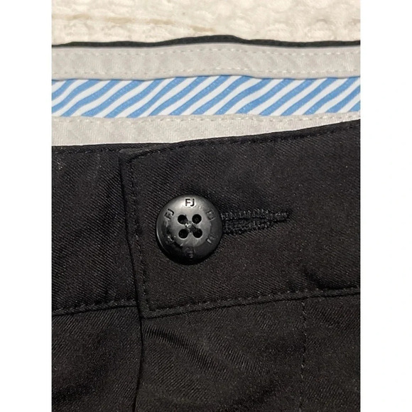 Footjoy Pants Men’s 38x30 Black Stretch Performance Sport Golf Chinos - Picture 10 of 14